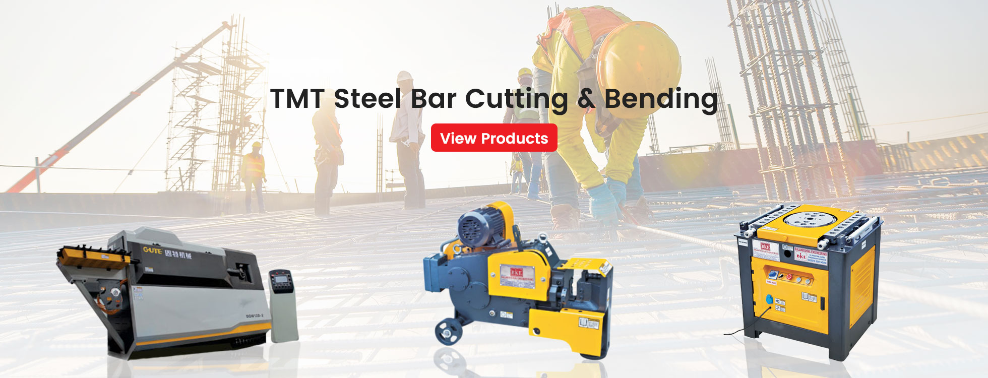 TMT Steel Bar Cutting & Bending  Products